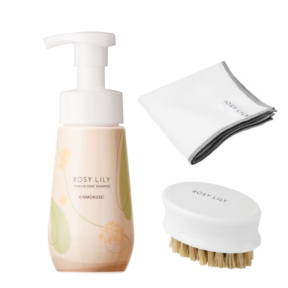 シューズシャンプー　OTOMEYURI 靴　洗濯　洗剤　ROSY LILY プレミアムシューズシャンプー 200ml – ROSY LILY